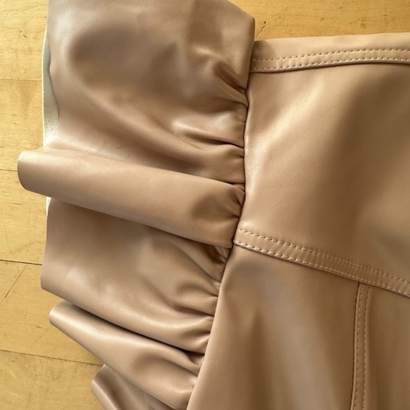 SAYLOR Gilda rose quartz faux leather romper, S. G948 - Picture 5 of 6